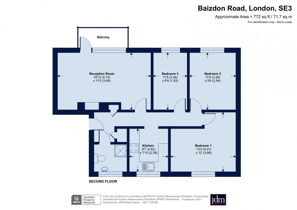 Floorplan for Blackheath, London