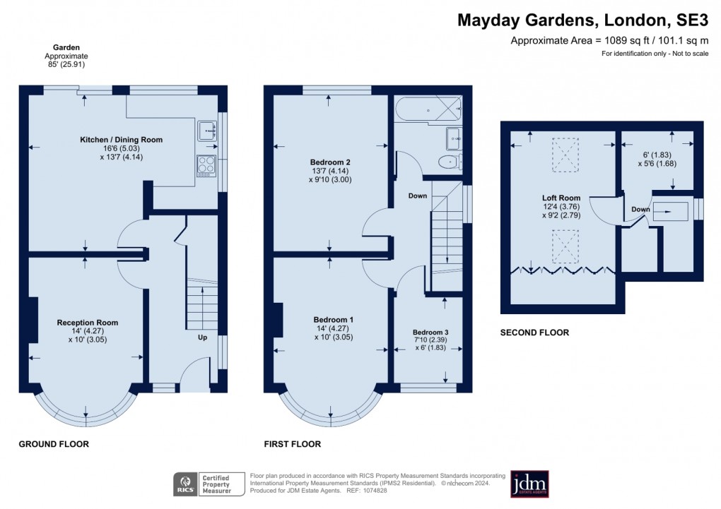 Floorplan for Blackheath, Kidbrooke, London