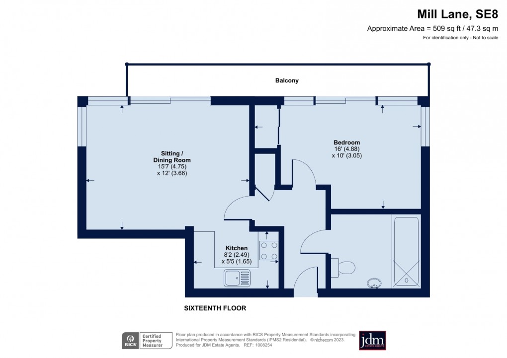 Floorplan for Mill Lane, 1 Mill Lane, Deptford, London