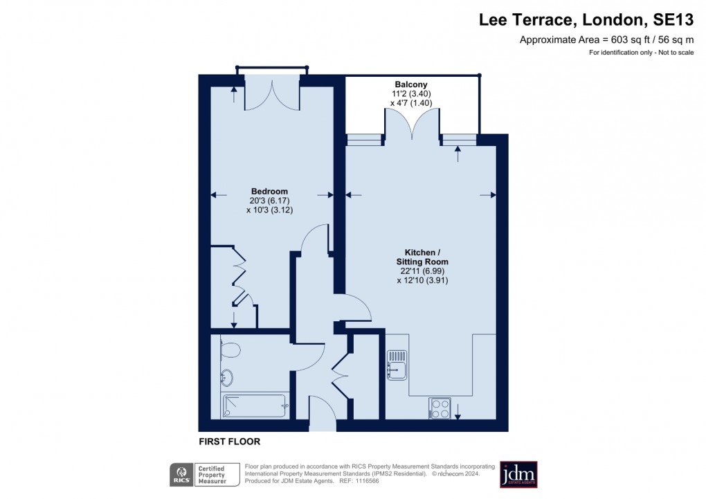 Floorplan for Blackheath, London