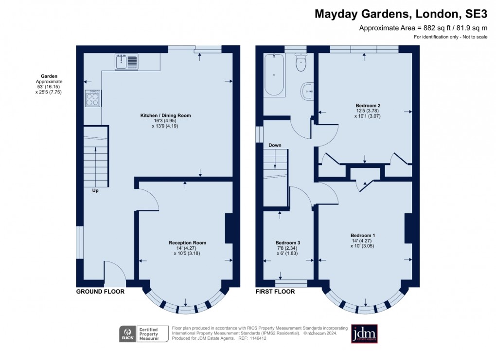 Floorplan for Blackheath, Kidbrooke, London