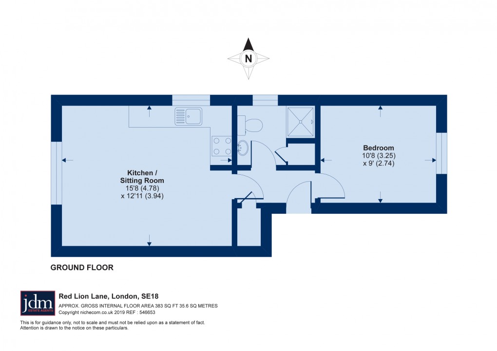 Floorplan for Shooters Hill, Woolwich, London