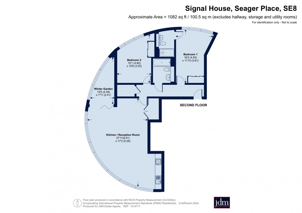 Floorplan for 3, Seager Place, Lewisham, London