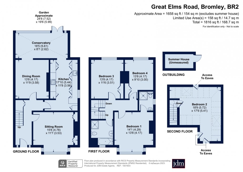 Floorplan for Great Elms Road, Bromley, Kent