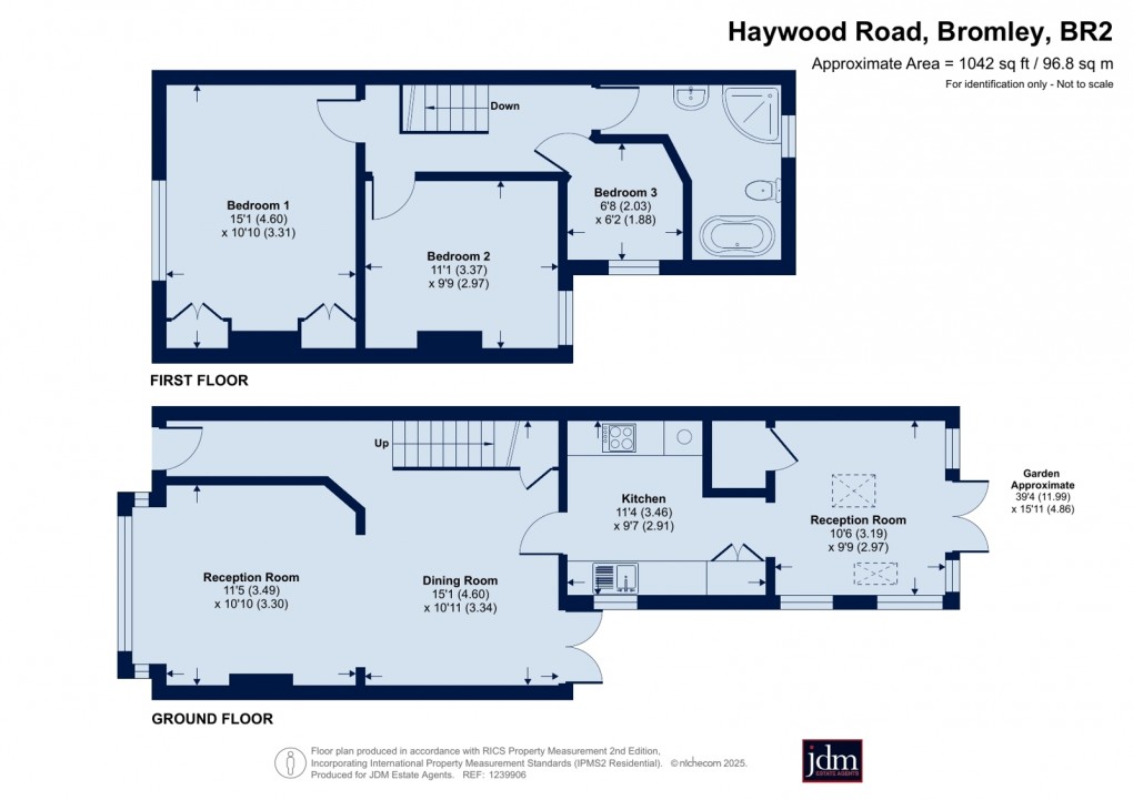 Floorplan for Haywood Road, Bromley, Kent