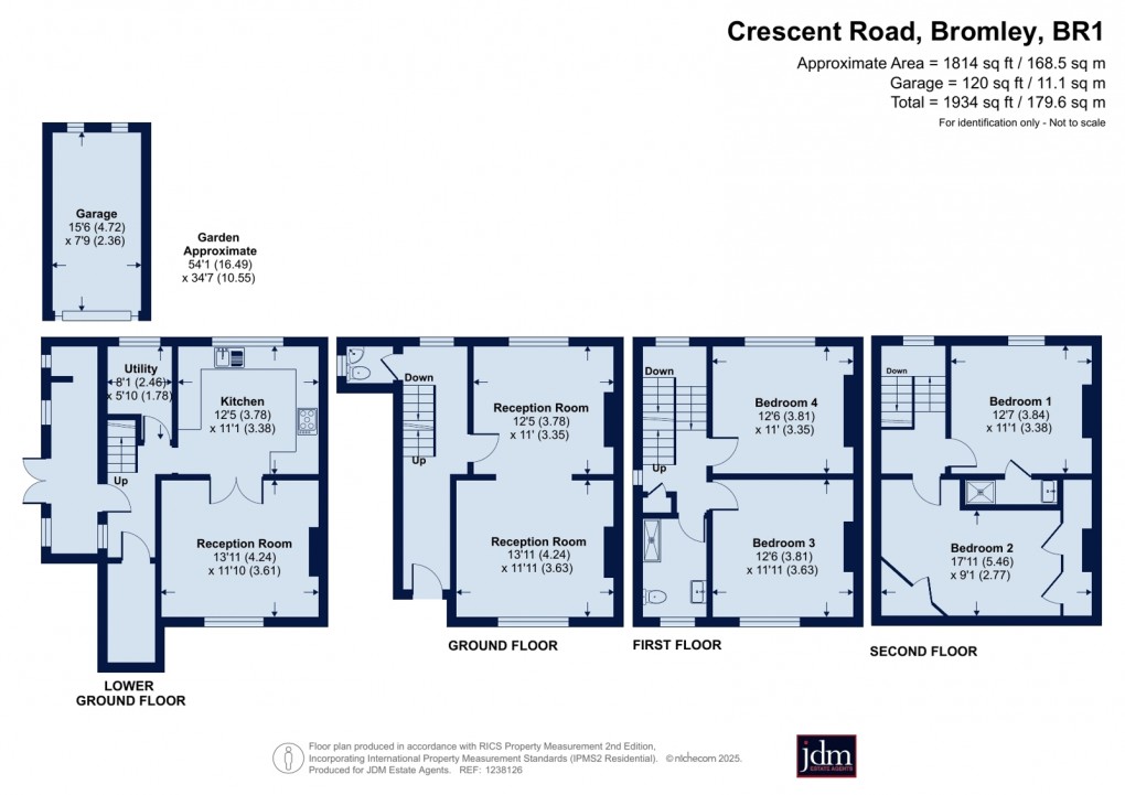 Floorplan for Crescent Road, Bromley