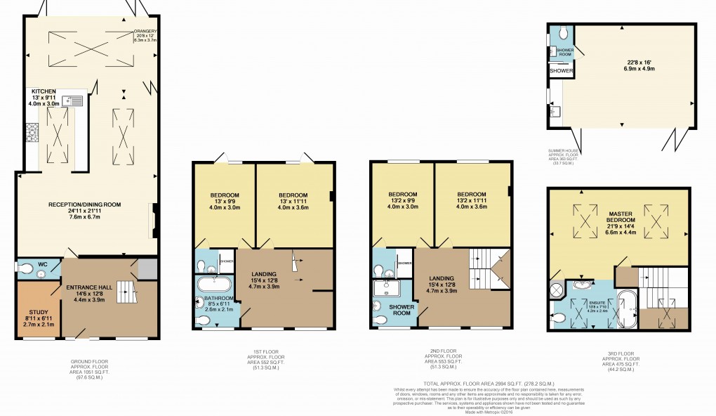 Floorplan for Cambridge Road, Bromley, Kent