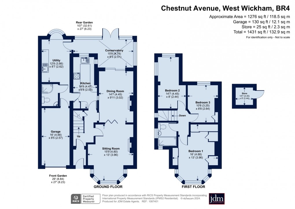 Floorplan for West Wickham