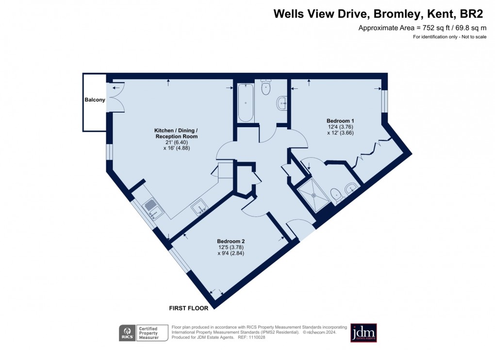 Floorplan for Bromley, Kent