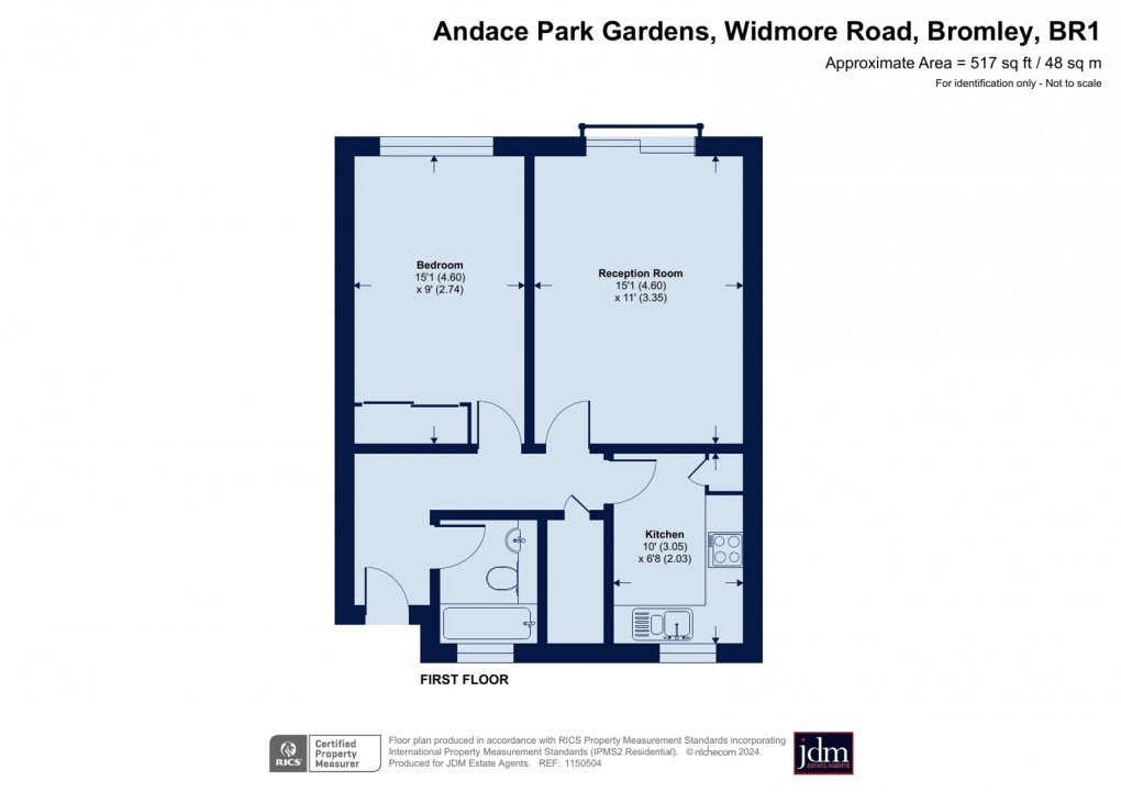 Floorplan for Widmore Road, Bromley