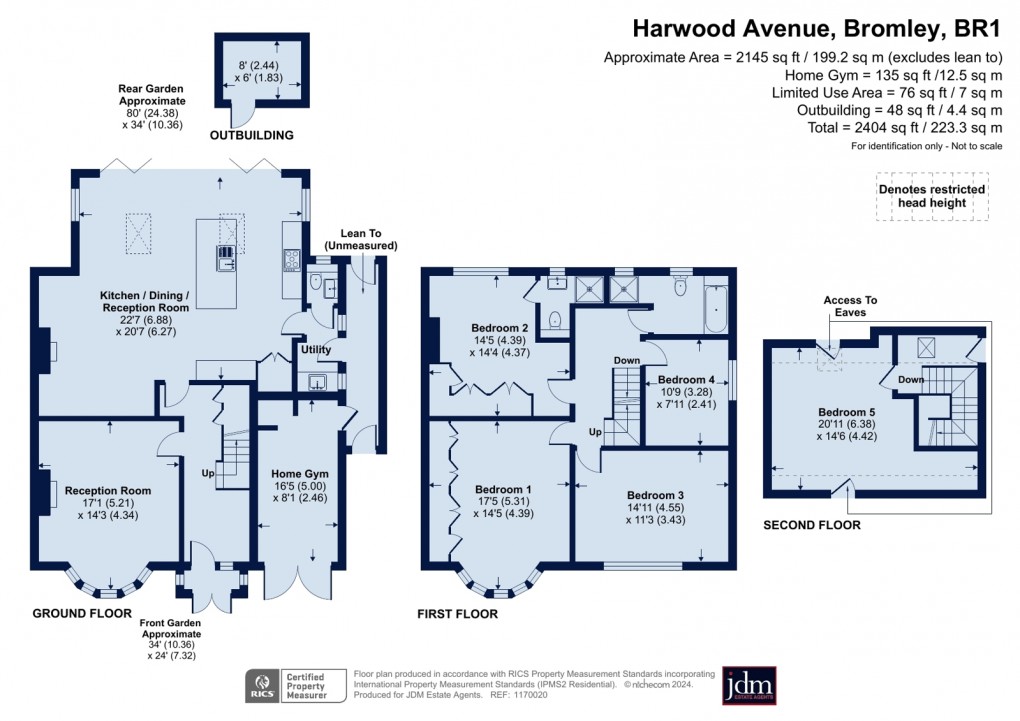 Floorplan for Bromley, Kent