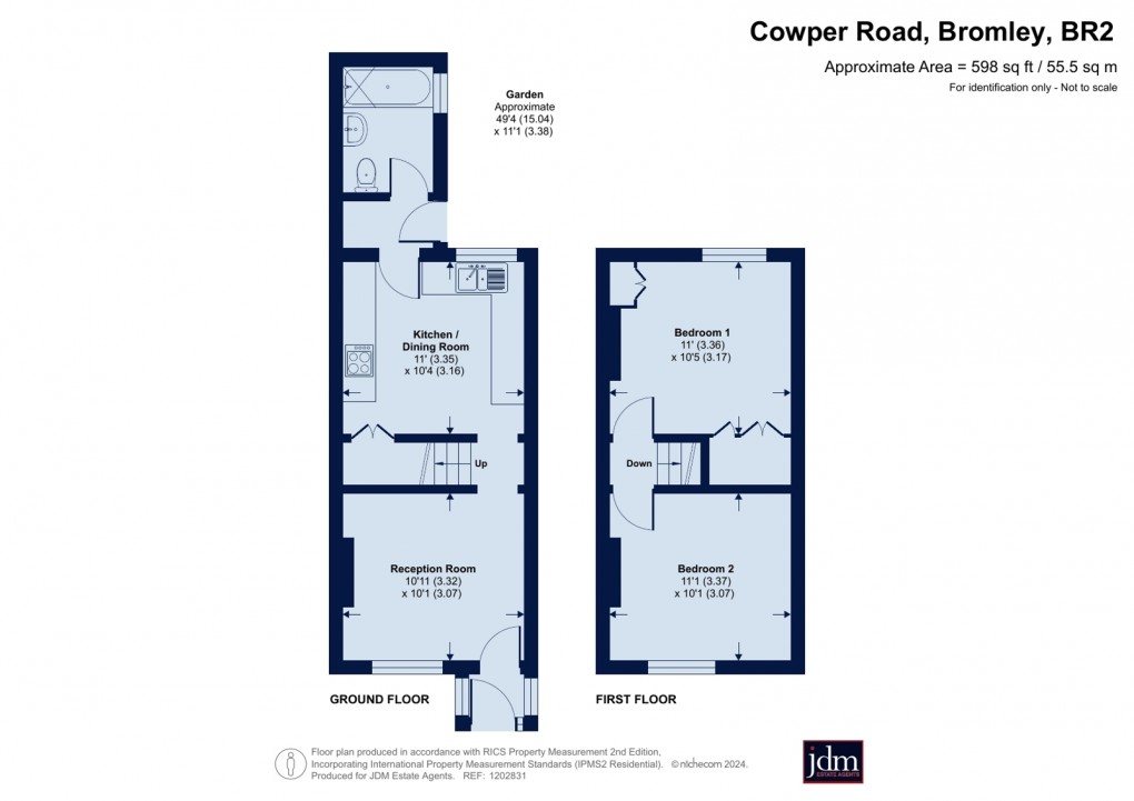 Floorplan for Bromley, Kent