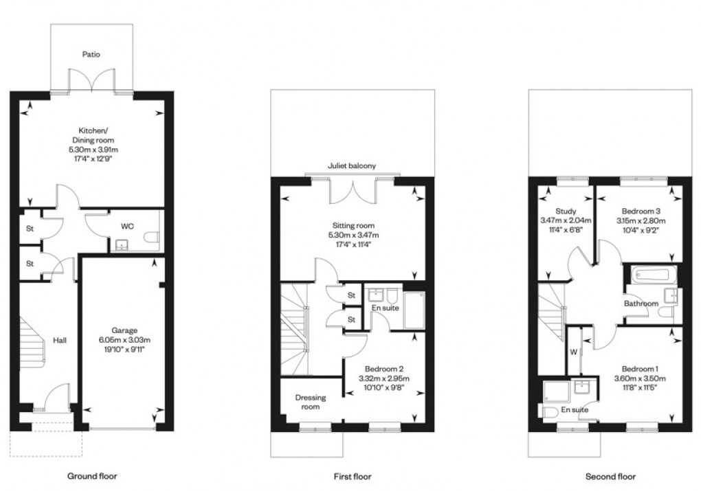 Floorplan for Langley Court, Beckenham