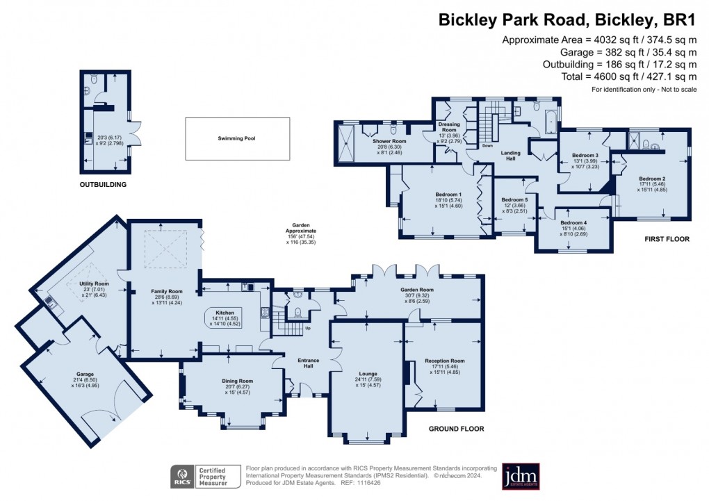 Floorplan for Bickley, Kent