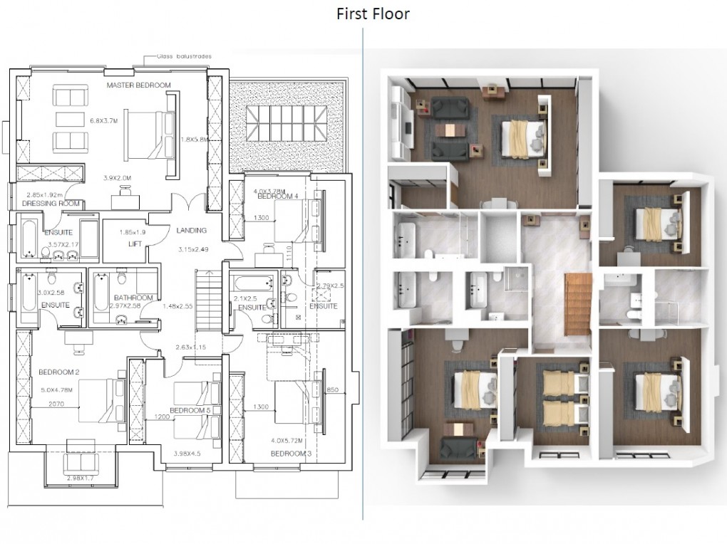 Floorplan for Sundridge Park, Kent