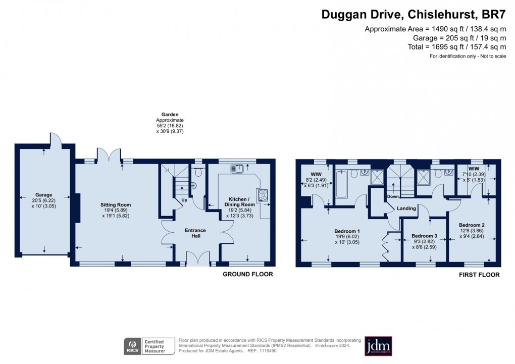 Floorplan for Chislehurst, Kent