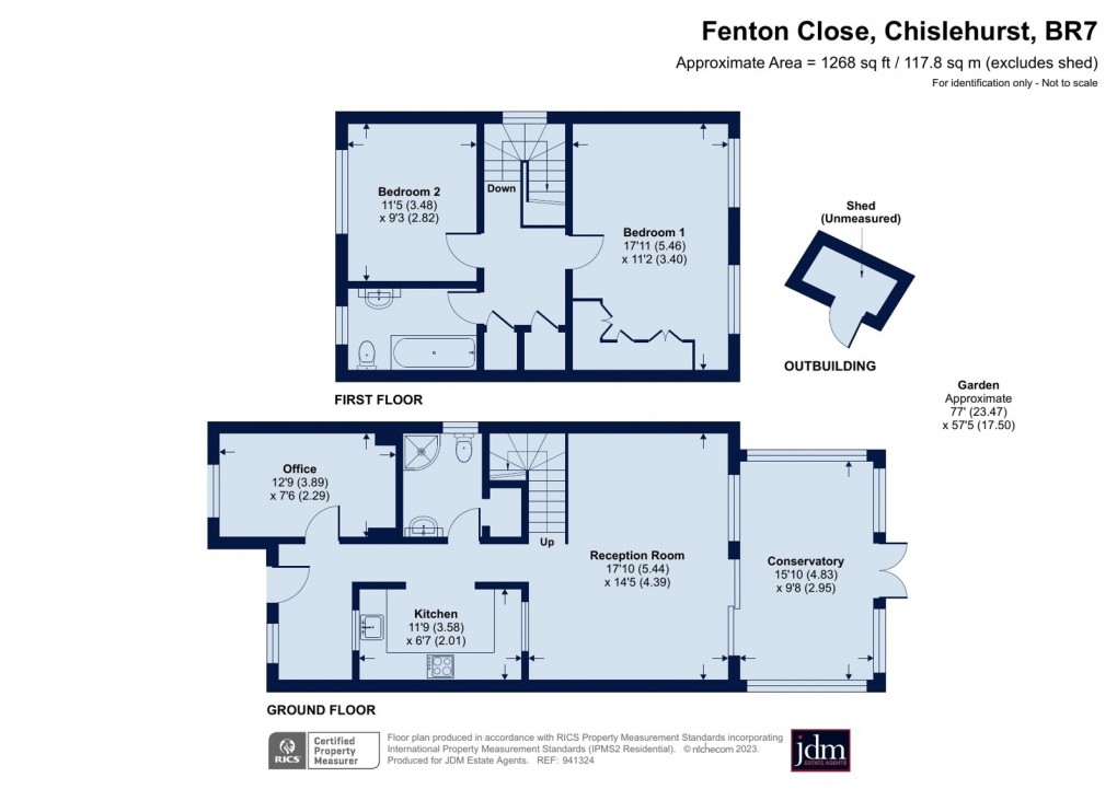 Floorplan for Chislehurst, Kent