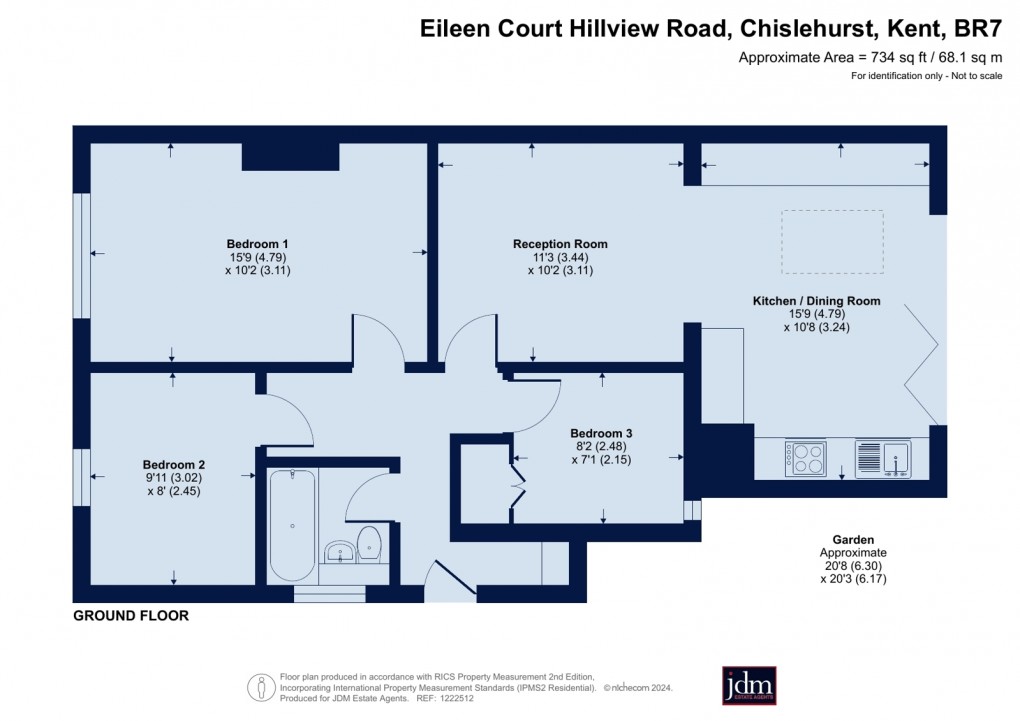 Floorplan for Chislehurst, Kent