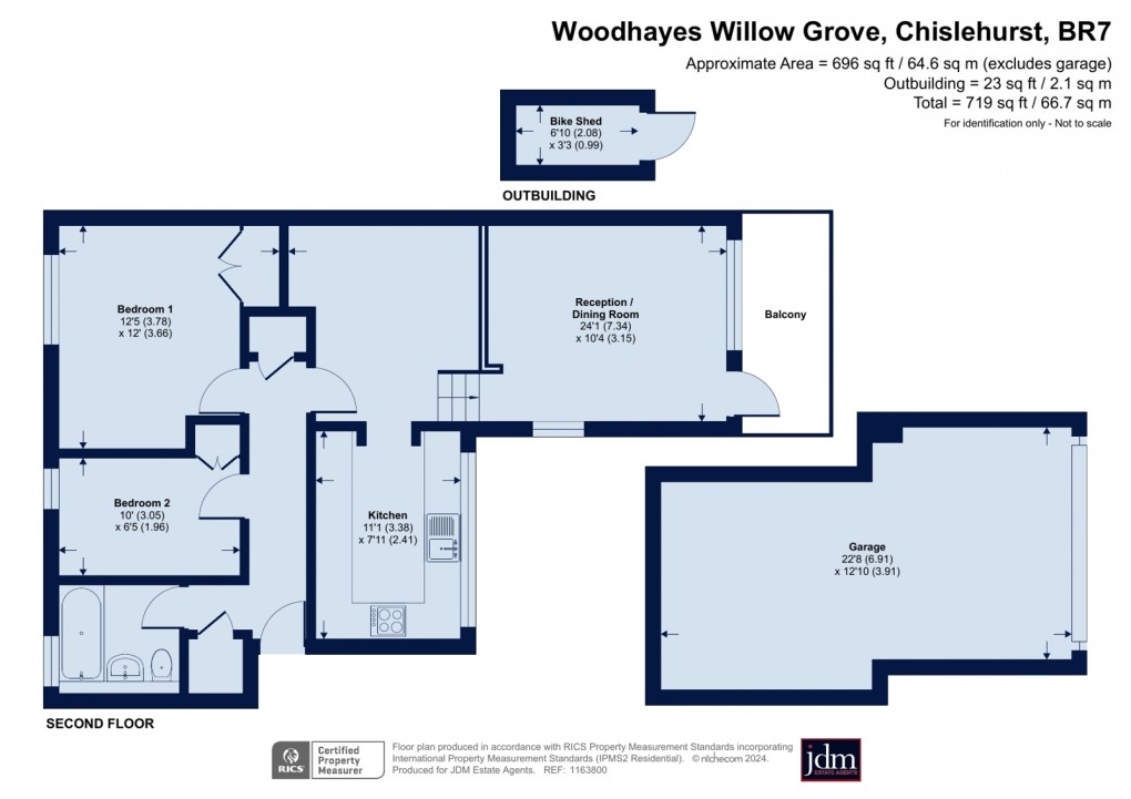 Floorplan for Chislehurst, Kent