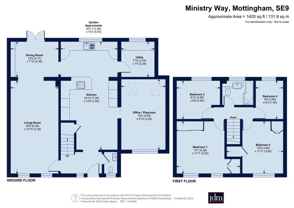 Floorplan for Mottingham, London