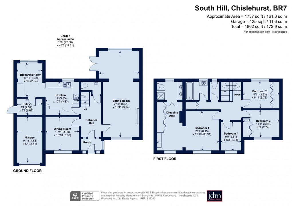 Floorplan for Chislehurst, Kent