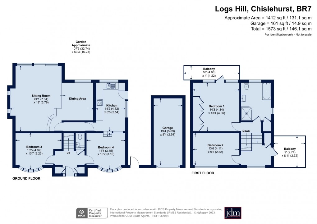 Floorplan for Chislehurst, Kent