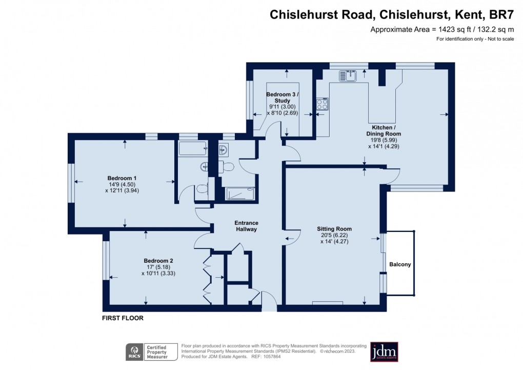 Floorplan for Chislehurst, Kent