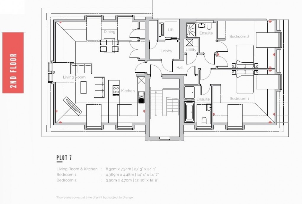 Floorplan for Triumph House, Orpington