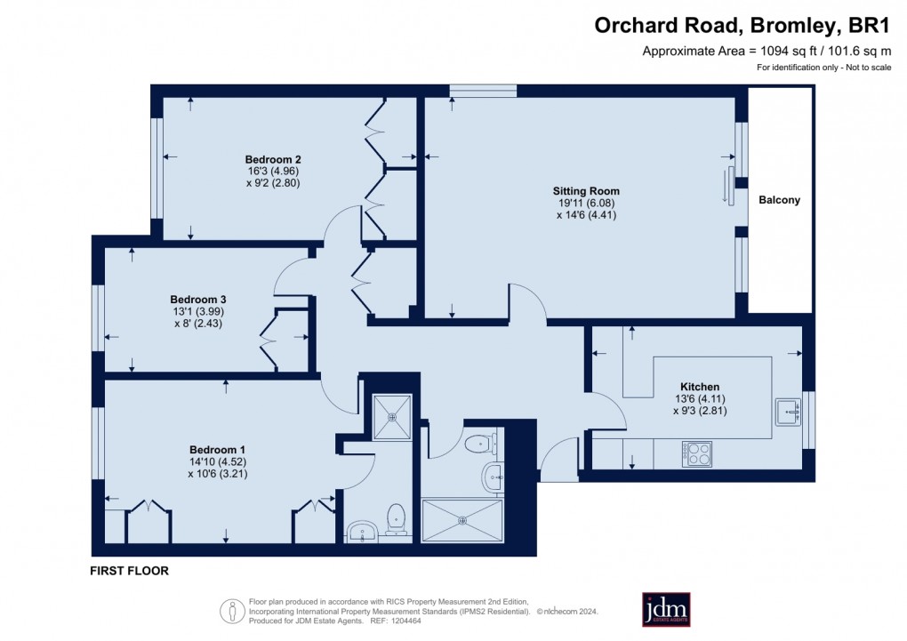 Floorplan for Bromley, Kent