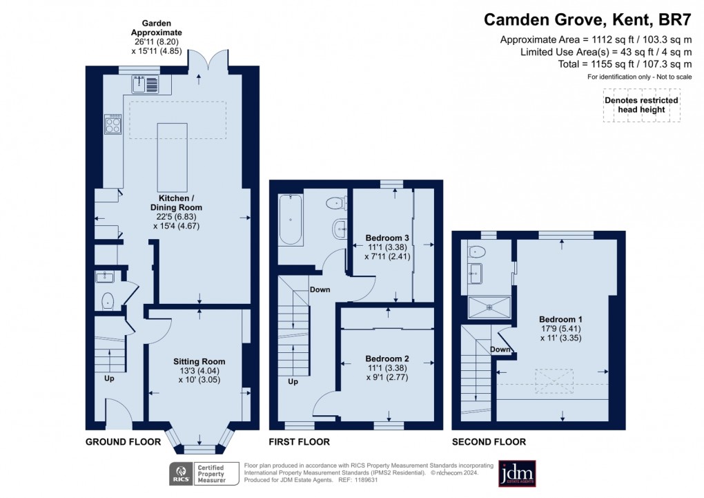 Floorplan for Chislehurst, Kent