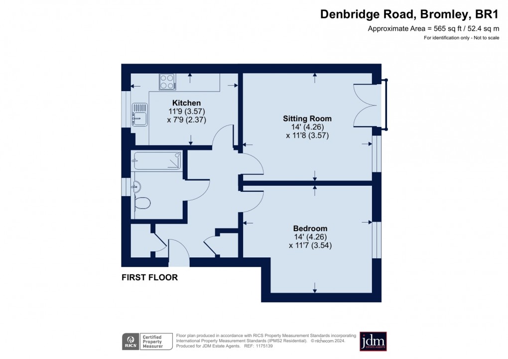 Floorplan for Bromley, Kent