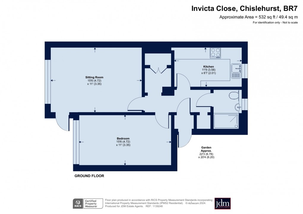 Floorplan for Chislehurst, Kent