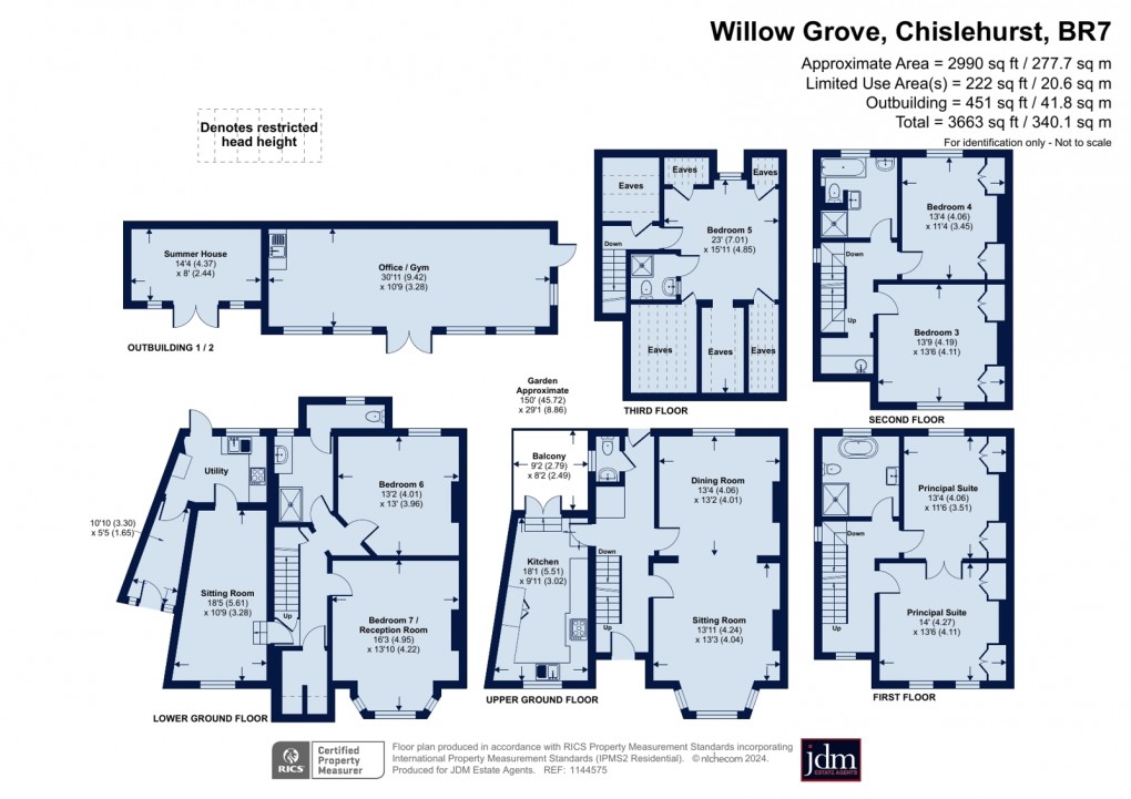 Floorplan for Chislehurst, Kent