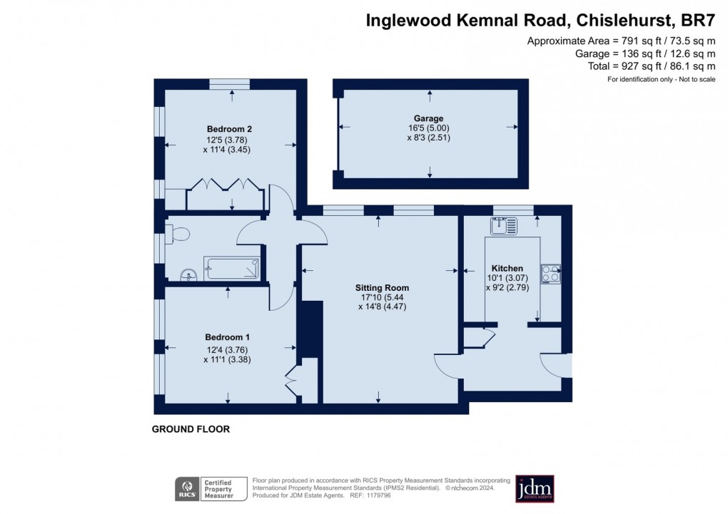 Floorplan for Chislehurst, Kent