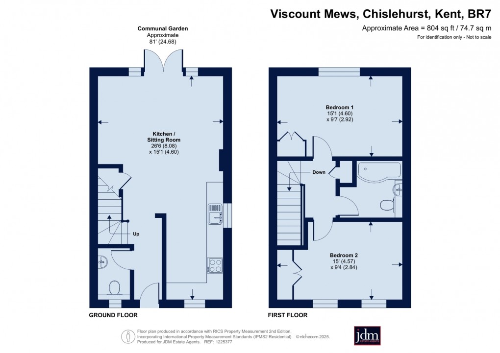 Floorplan for Chislehurst, Kent