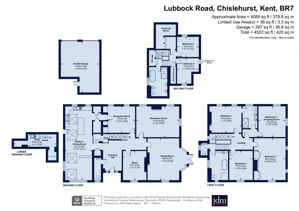 Floorplan for Chislehurst, Kent