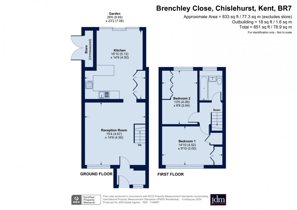 Floorplan for Chislehurst, Kent