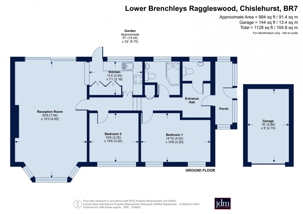 Floorplan for Chislehurst, Kent