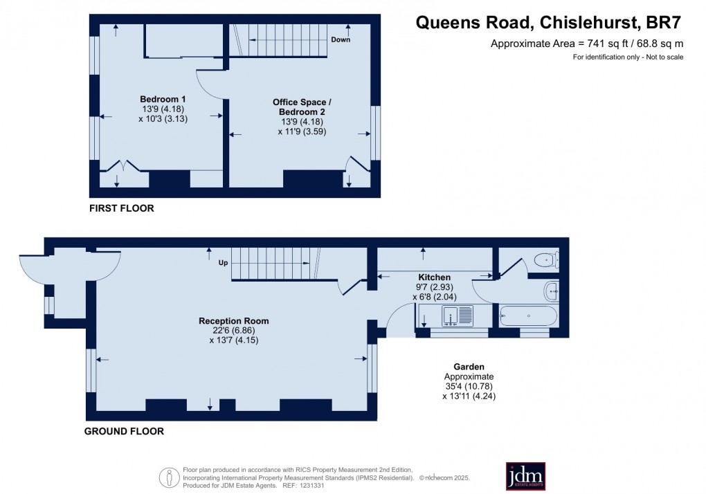 Floorplan for Chislehurst, Kent