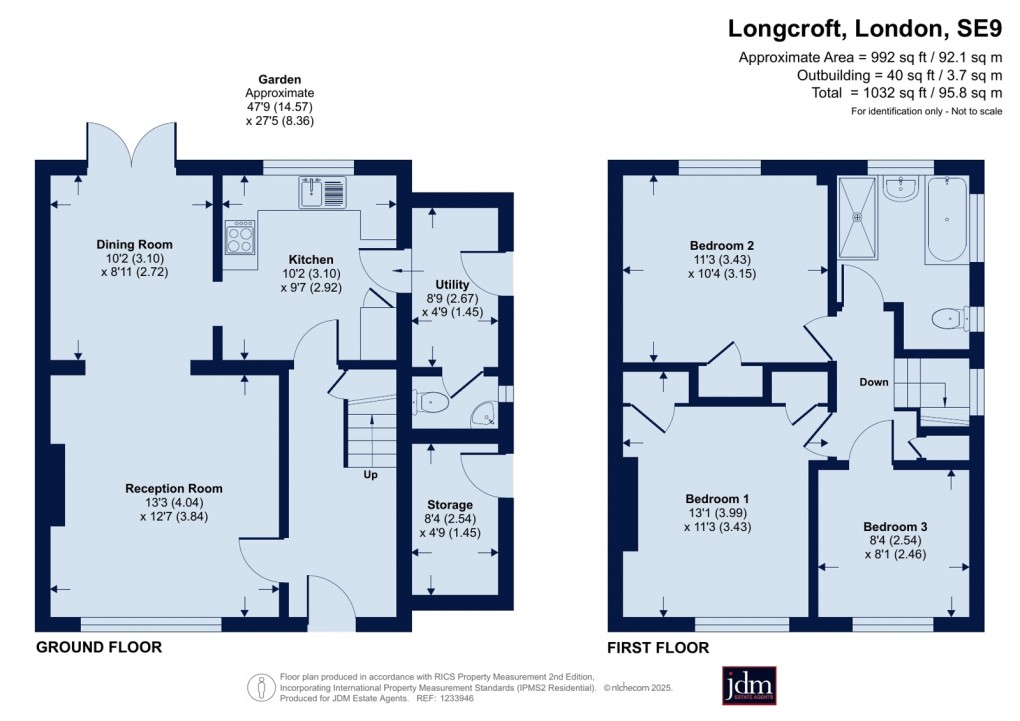 Floorplan for Mottingham, London