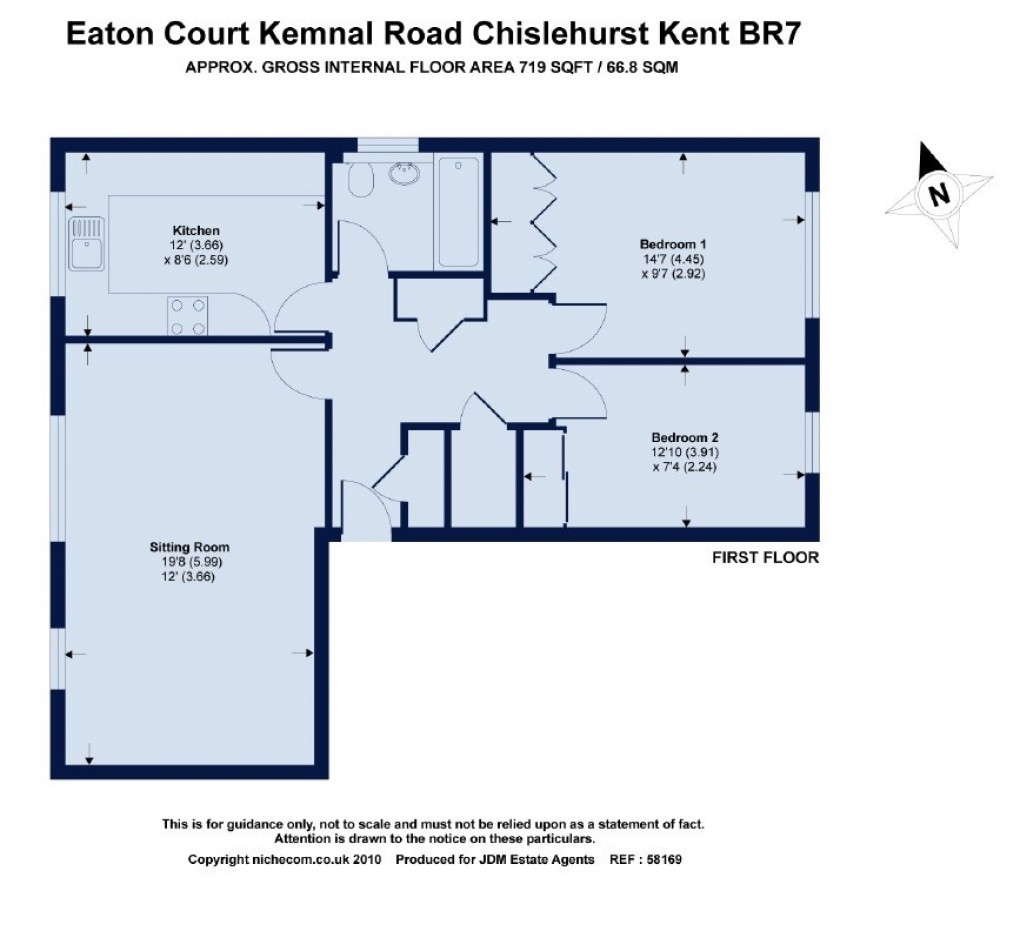 Floorplan for Chislehurst, Kent