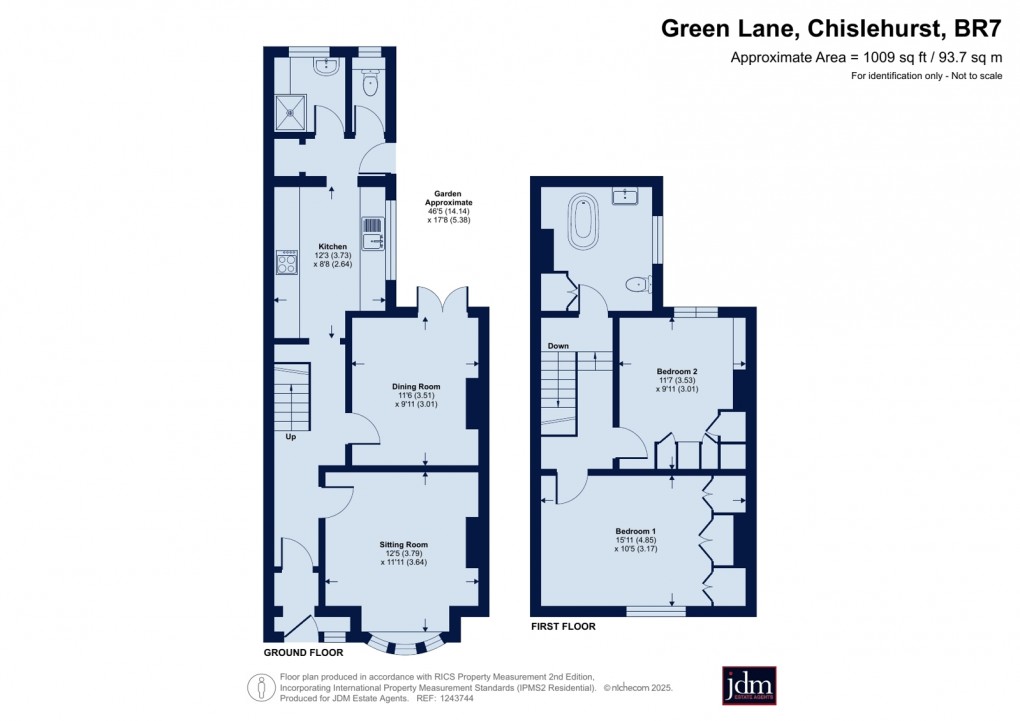 Floorplan for Chislehurst, Kent