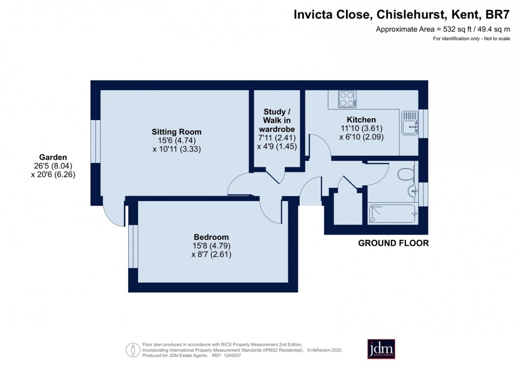 Floorplan for Chislehurst, Kent