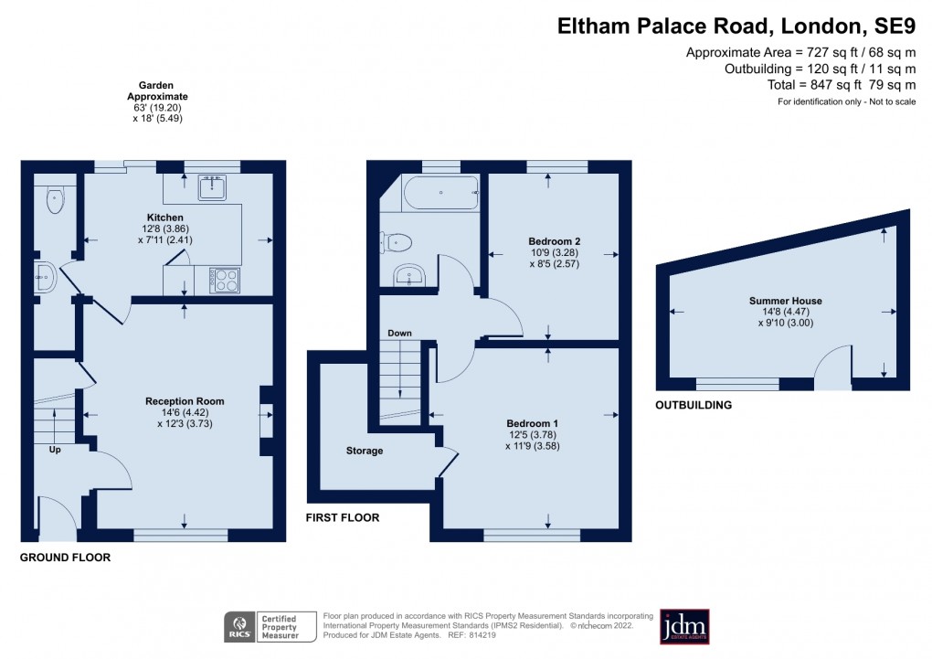 Floorplan for Eltham Palace Road, Eltham, London