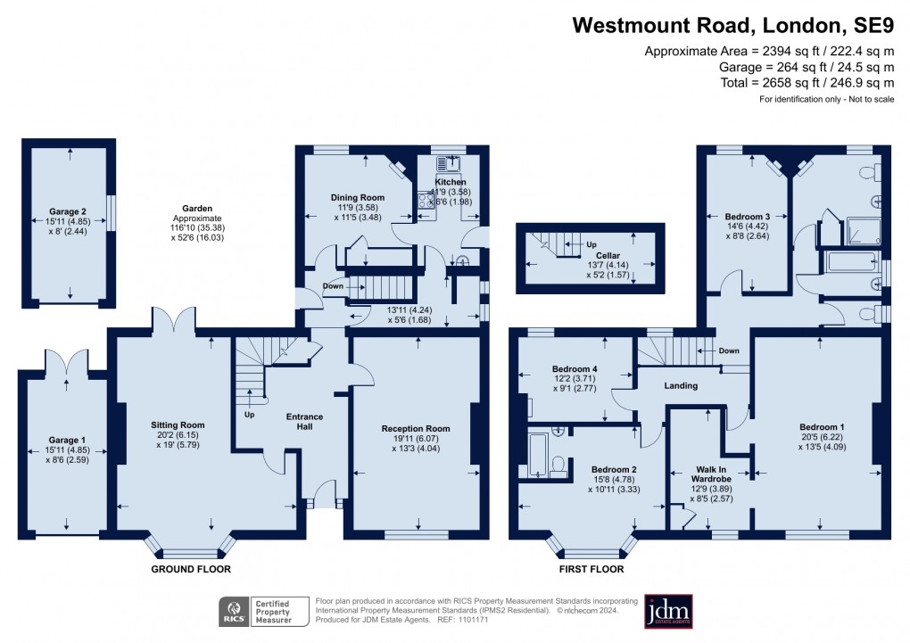 Floorplan for Westmount Road, Eltham, London