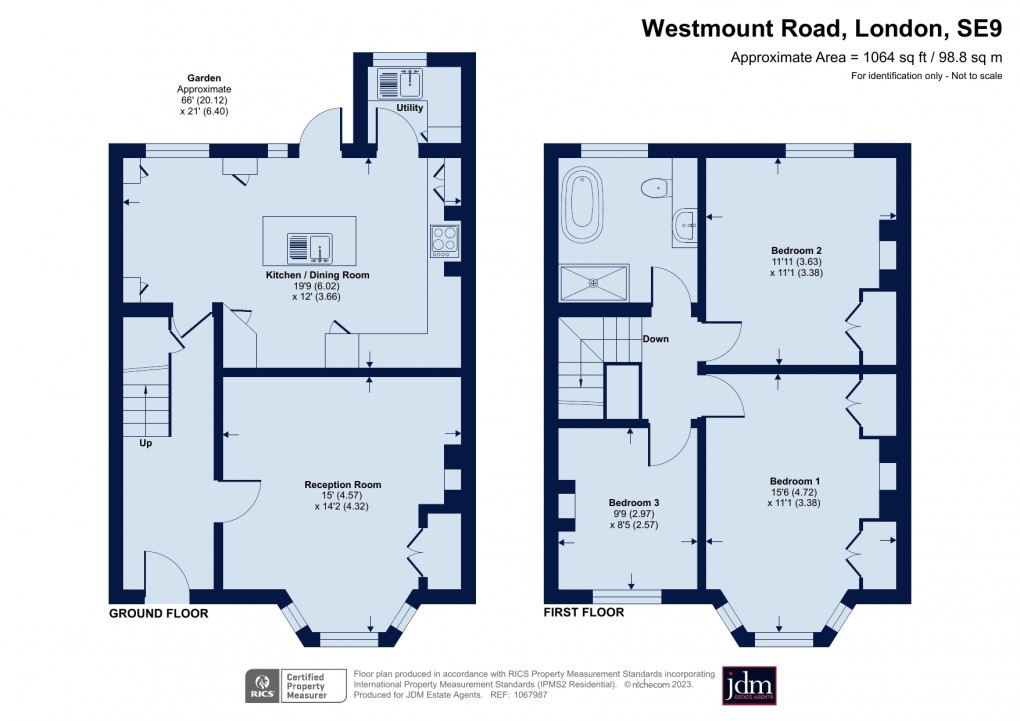 Floorplan for Westmount Road, Eltham, London