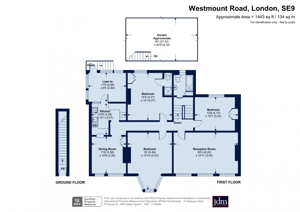 Floorplan for Westmount Road, Eltham, London