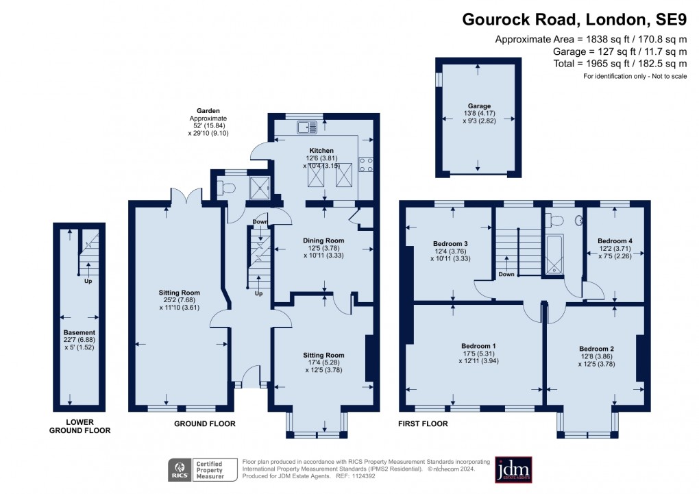 Floorplan for Gourock Road, Eltham, London