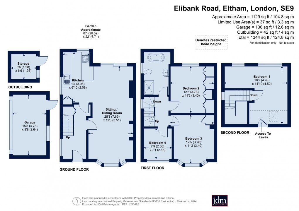 Floorplan for Elibank Road, Eltham, London