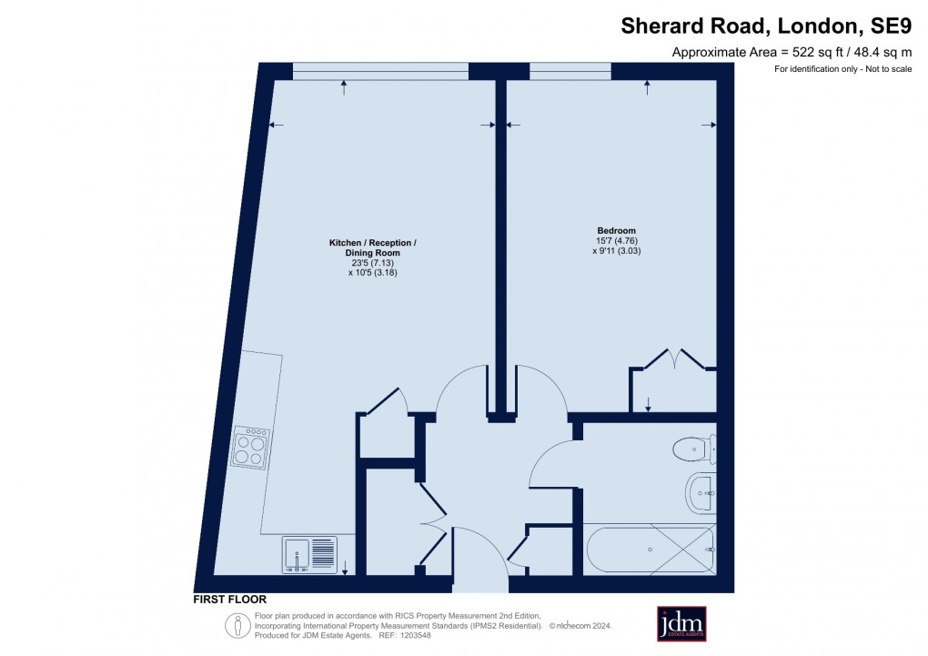 Floorplan for Sherard Road, Eltham, London